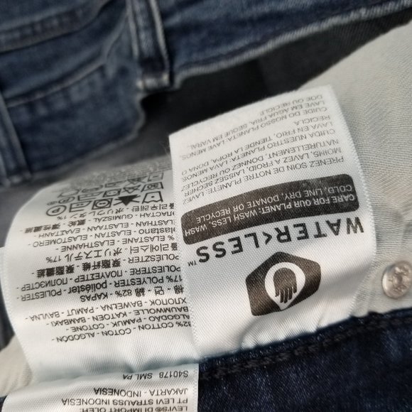 Levis 541 Athletic Taper Jeans Mens  Sit at waist Blue Stretch Denim Size 40x34 - Picture 8 of 8